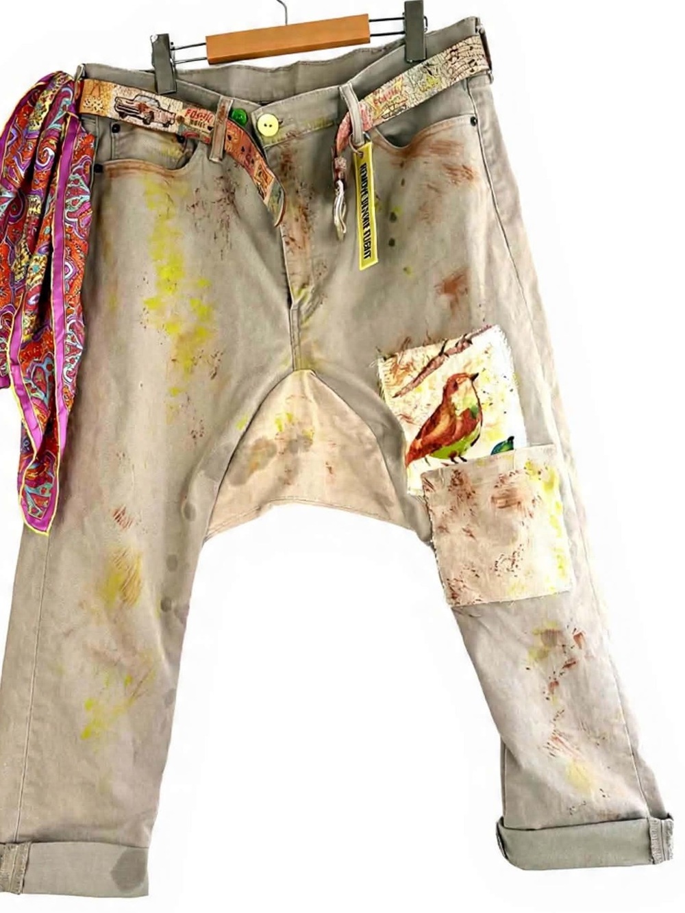 CRAM x vintage Levi’s drop crotch jeans